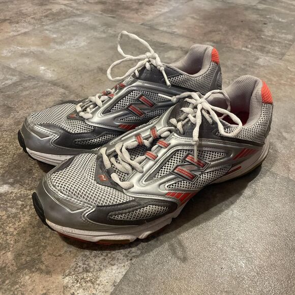 new balance 859 stability orange and silver wr859st sneaker womens size 11.5 - Picture 3 of 8